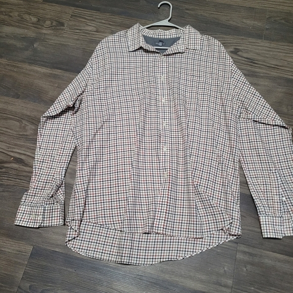 Van Heusen Other - Van Heusen Men's Checkered Shirt Size XXL Button Down Long Sleeve Collared